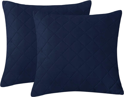 20X20 INCHES QUILTED CUSHION COVER SQUARE PATTERN