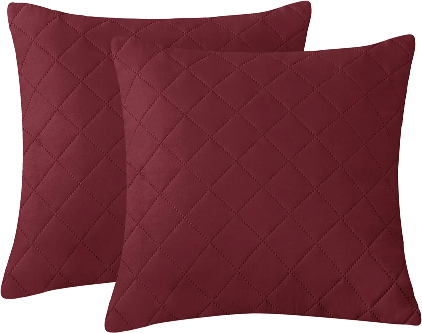 20X20 INCHES QUILTED CUSHION COVER SQUARE PATTERN