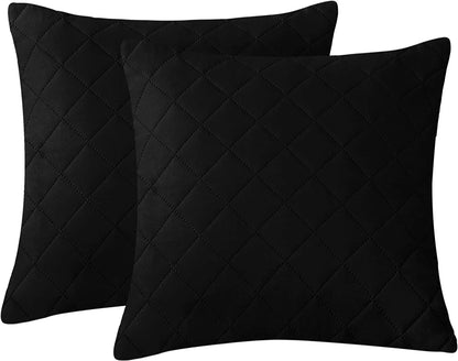 QUILTED CUSHION COVER SQUARE PATTERN 16, 18 and 20 INCHES