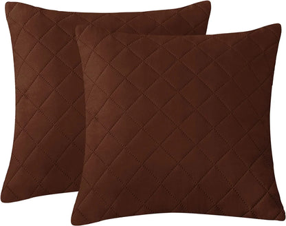 20X20 INCHES QUILTED CUSHION COVER SQUARE PATTERN