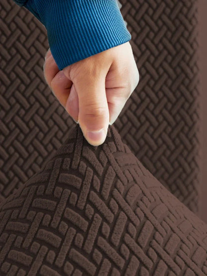 Stripe Jacquard Sofa Cover Branded