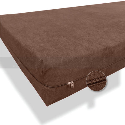Waterproof Zipper Mattress Protector (Brown Color)