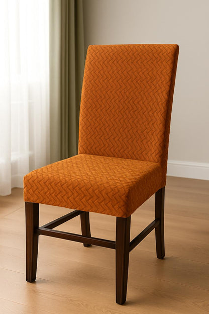 New Thickend Velvet Strip Design Dinning Chair Covers