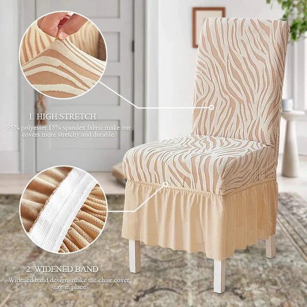 Zebra Valvet Chair cover