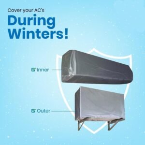 2 Pcs Parachute Indoor And Outdoor AC Covers